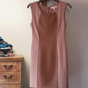 Nwt Ya Los Angeles small rose gold brown dress